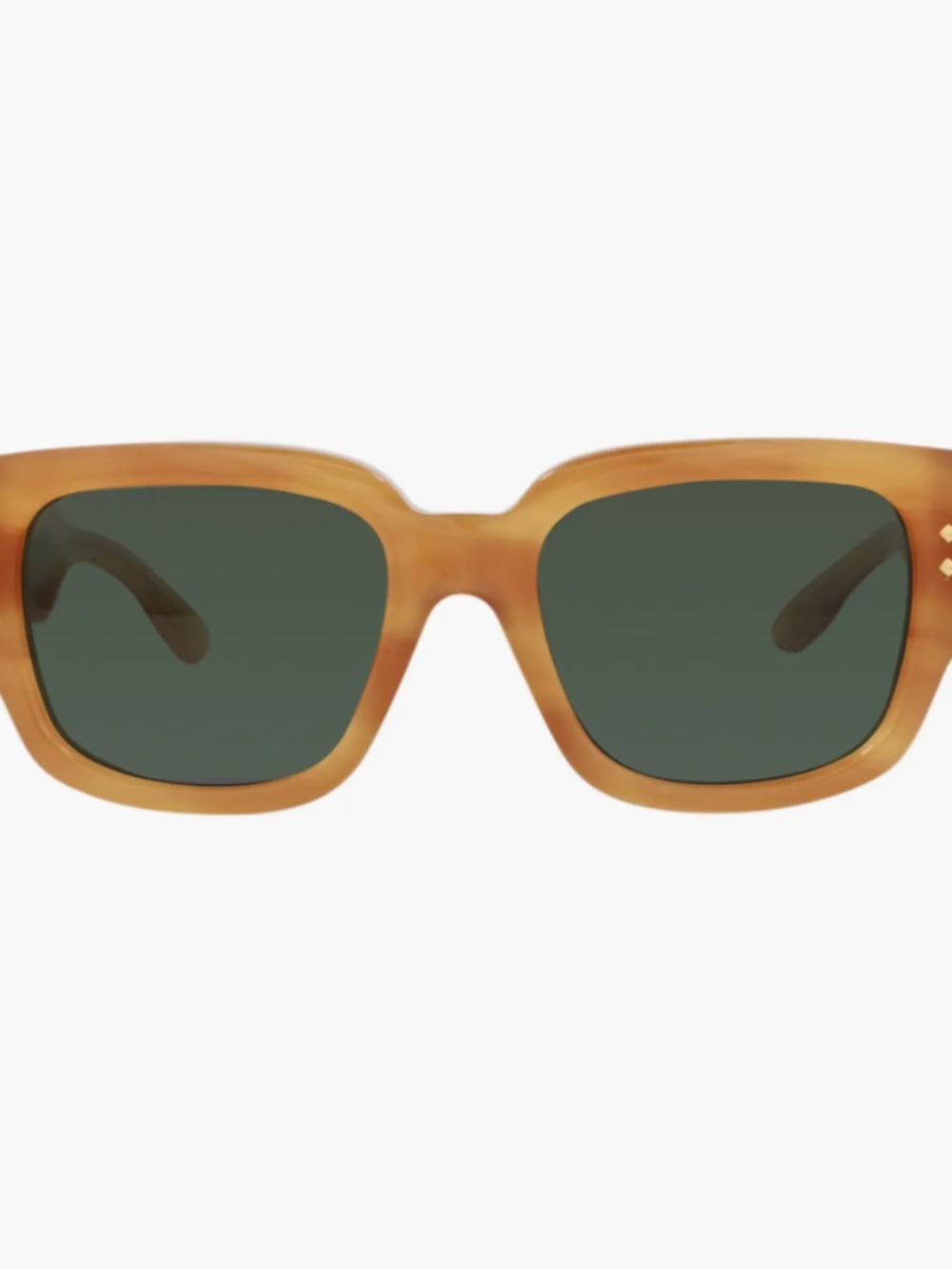 GUCCI Square Havana Green Sunglasses
